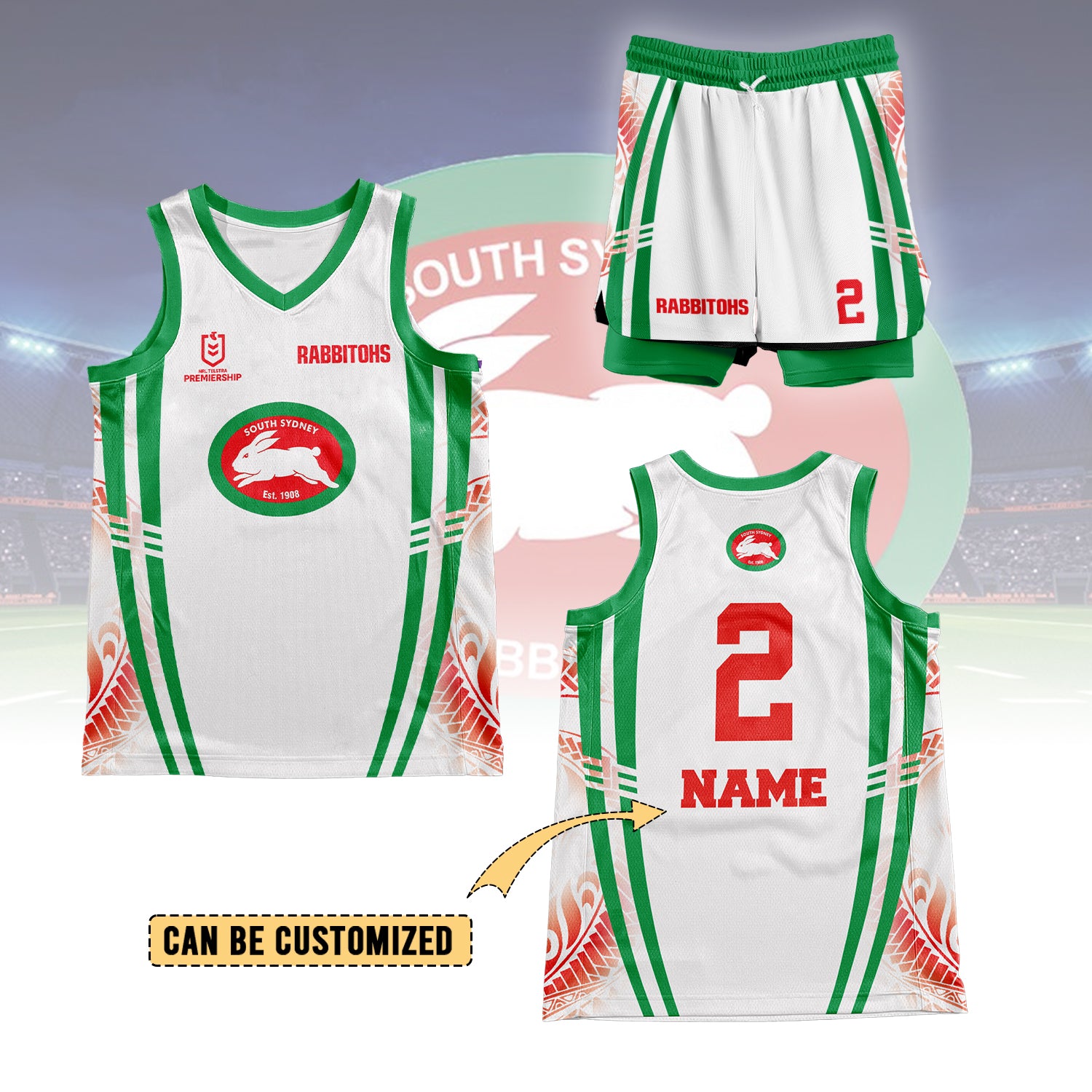 SOU Personalized Custom Basketball Jersey Set