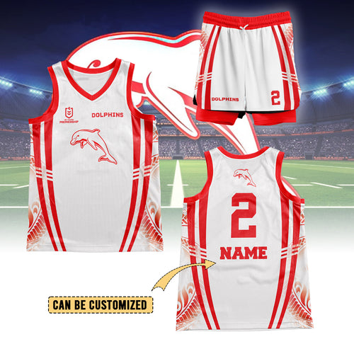 DOL Personalized Custom Basketball Jersey Set