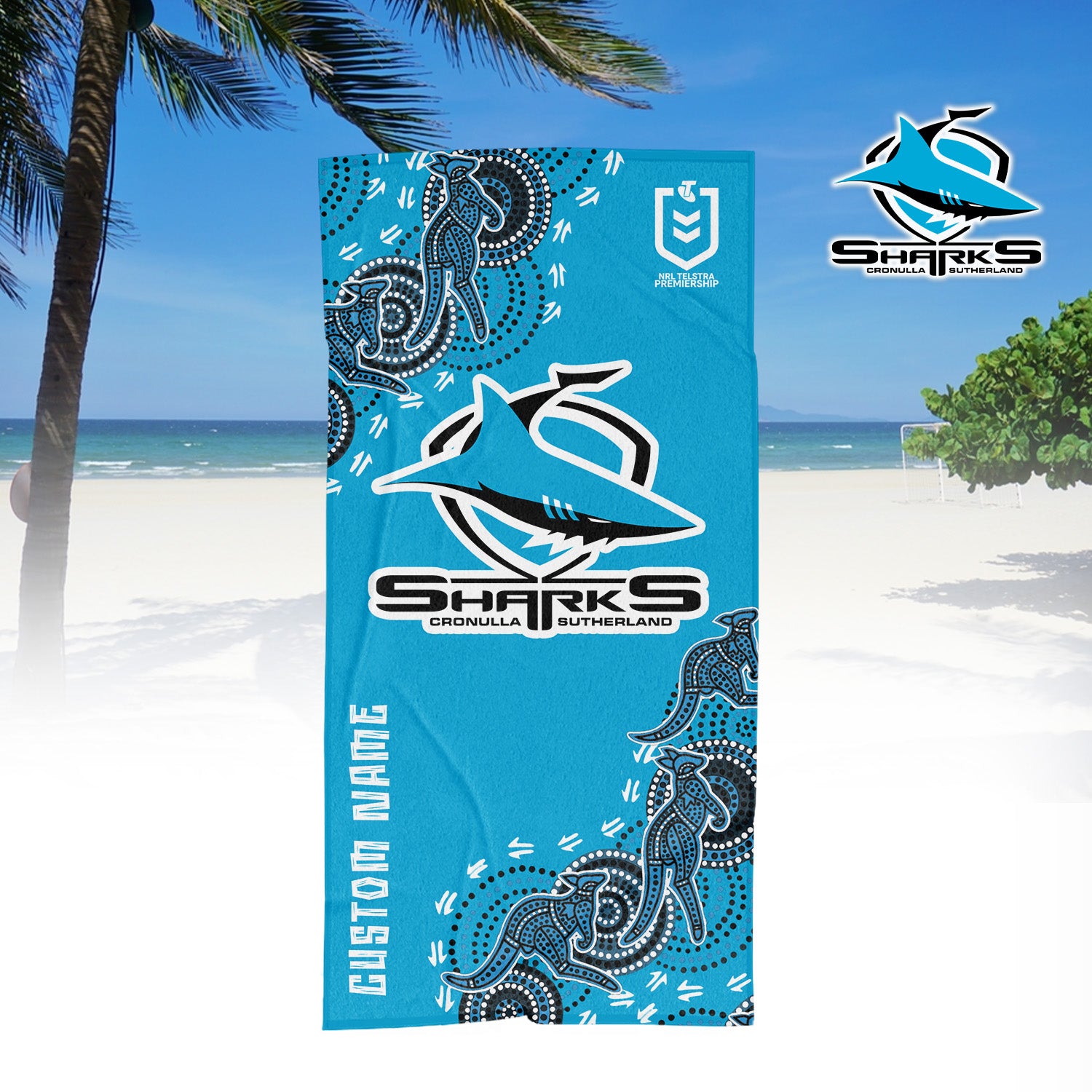 CRO Personalized Custom Pool Travel Beach and Bath Towels 10