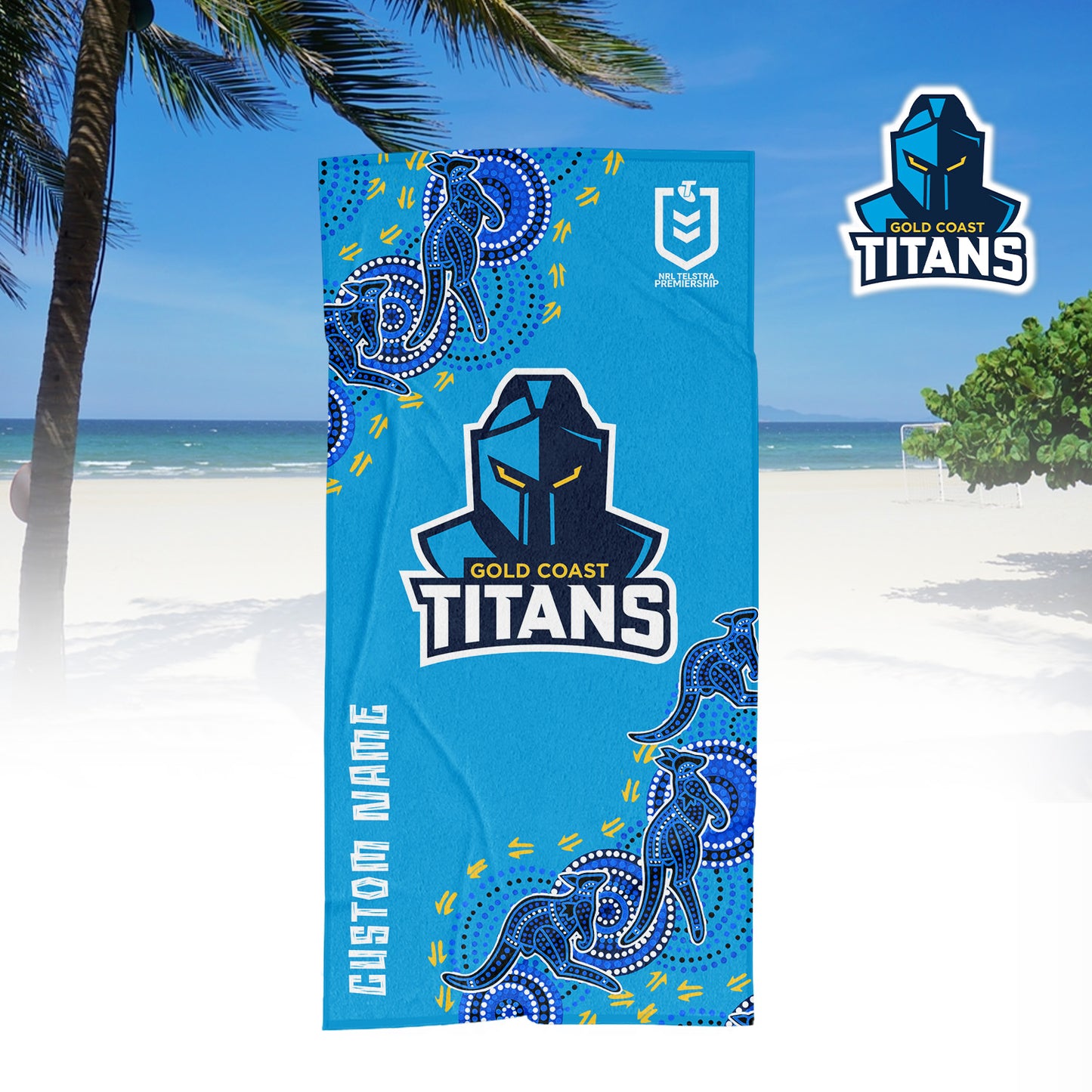 GLD Personalized Custom Pool Travel Beach and Bath Towels 10