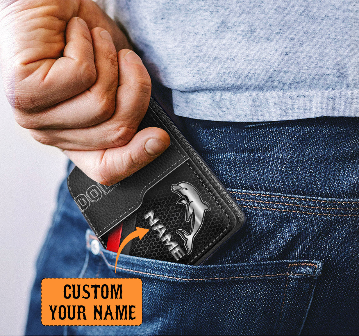 DOL Personalized Custom Leather Wallet 2