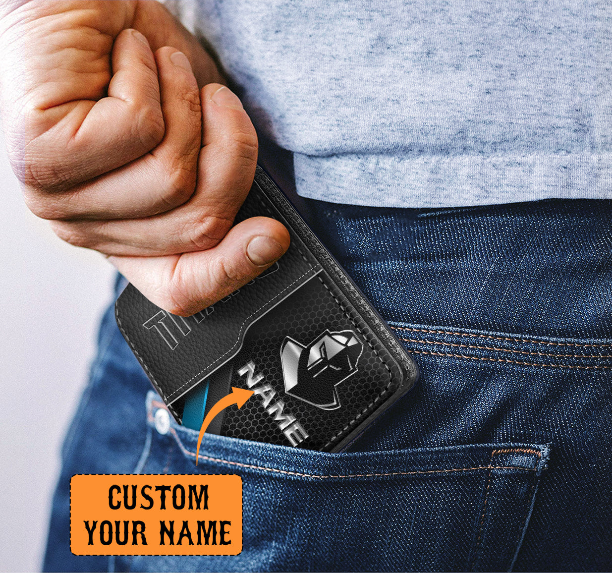 GLD Personalized Custom Leather Wallet 2