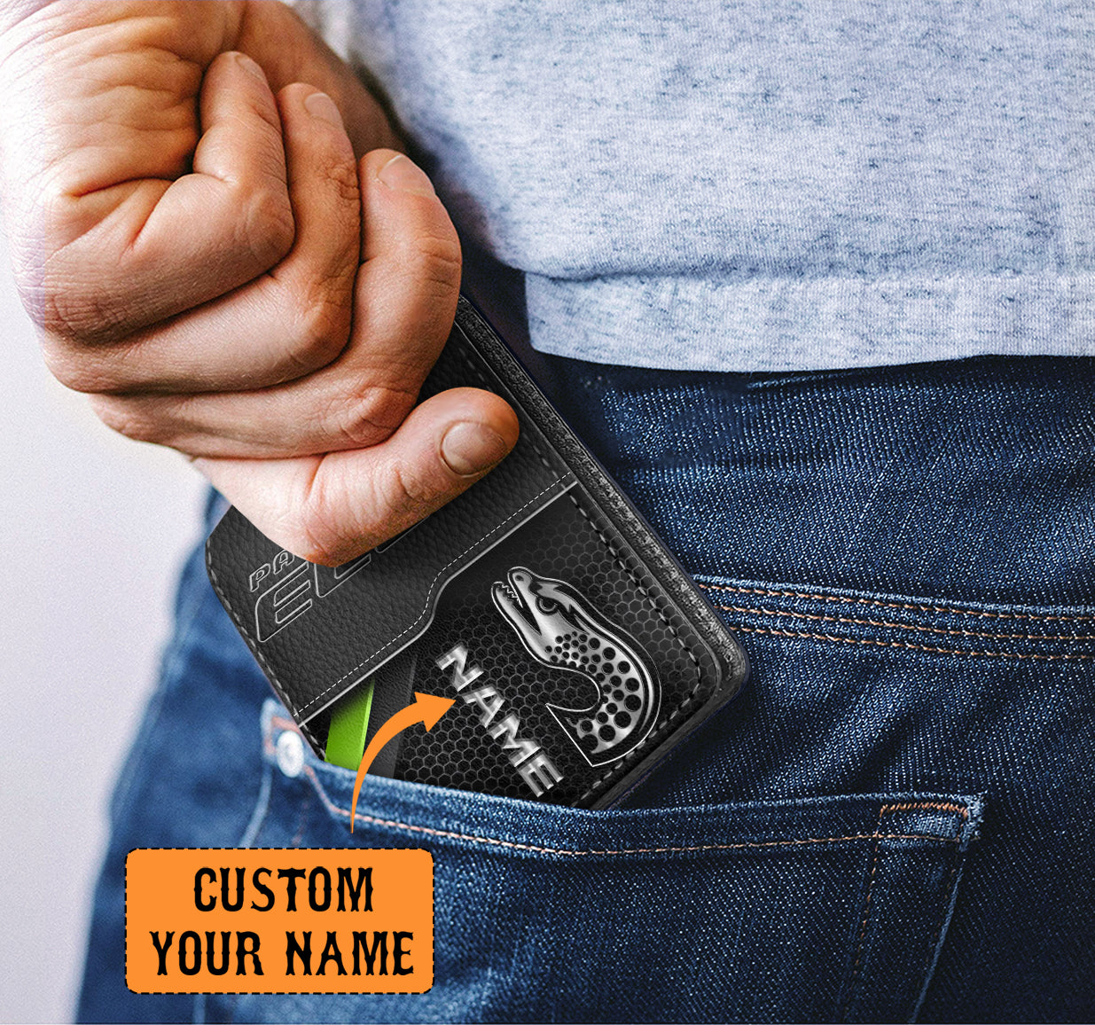 PAR Personalized Custom Leather Wallet 2