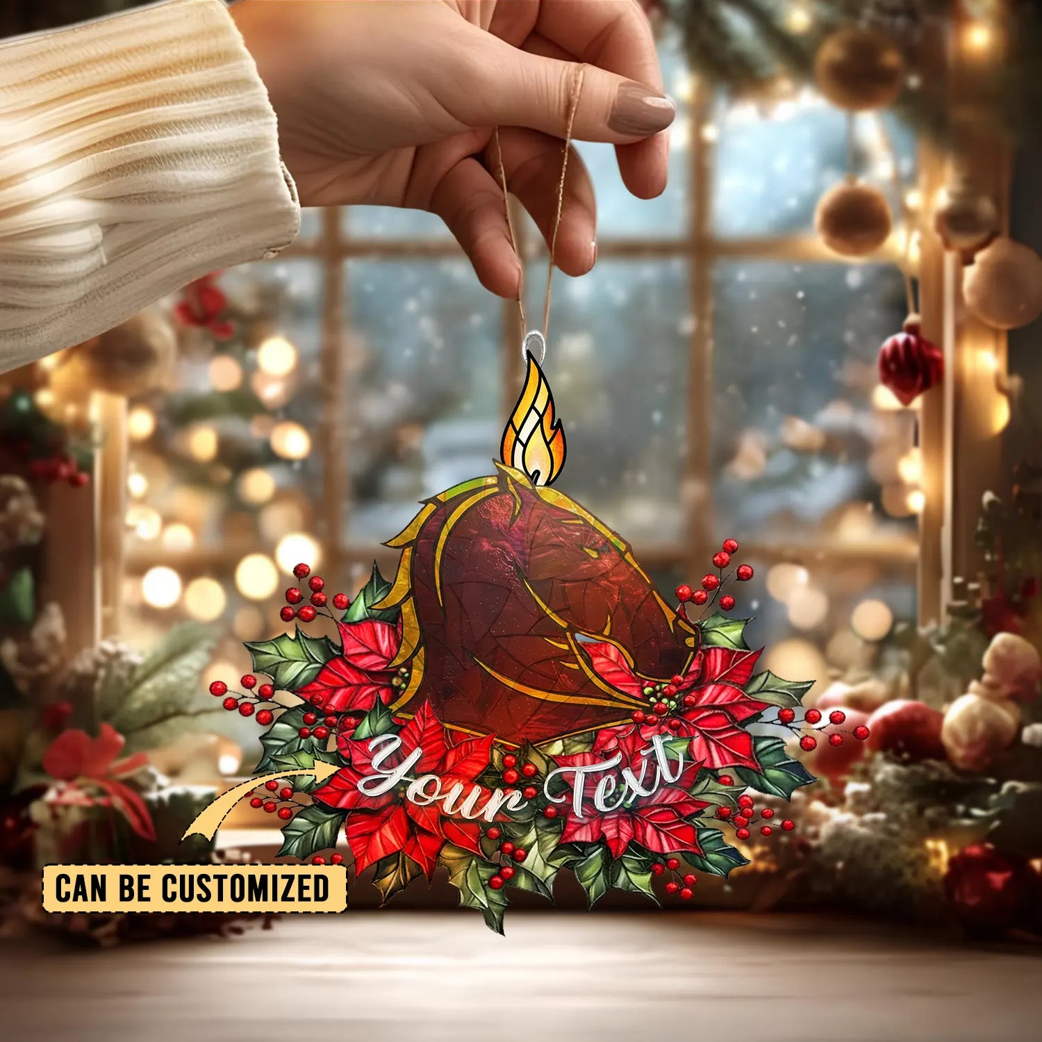 BRI Personalized Custom Acrylic Ornament 6