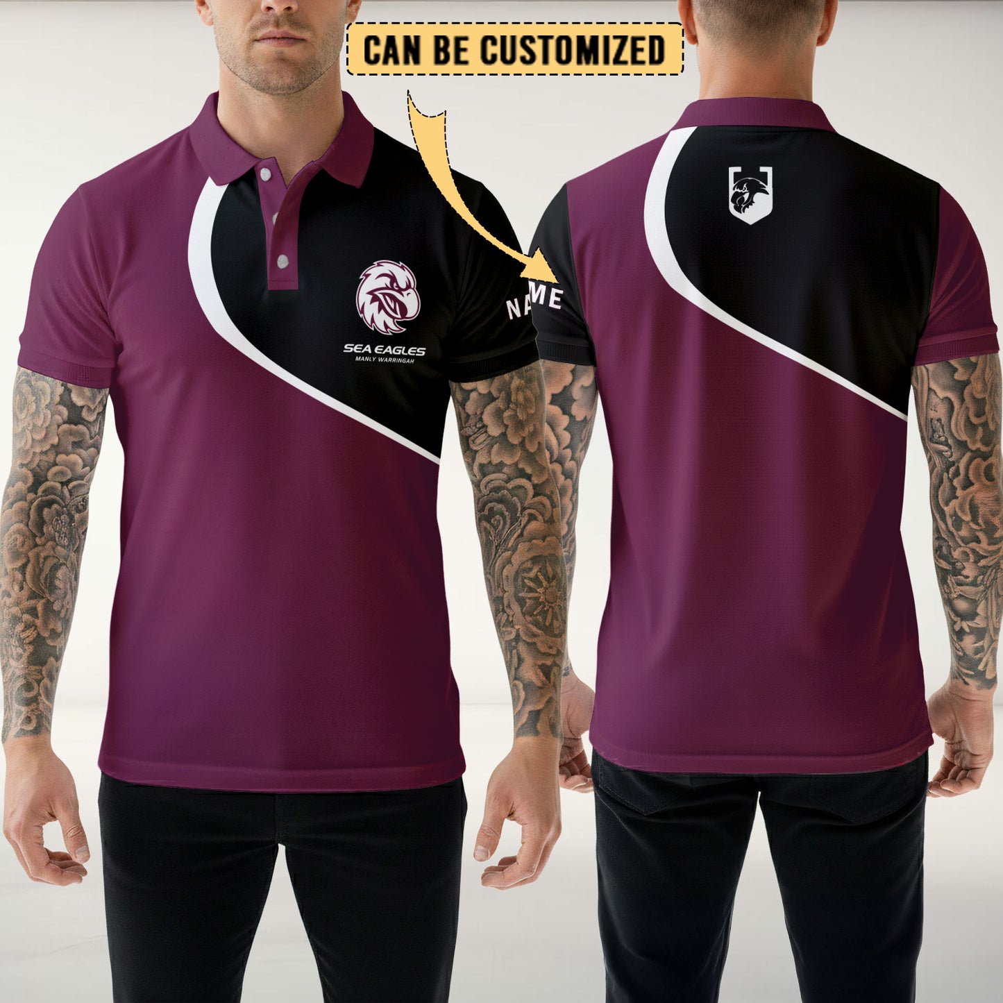 MAN Personalized Custom Polo Shirt 6