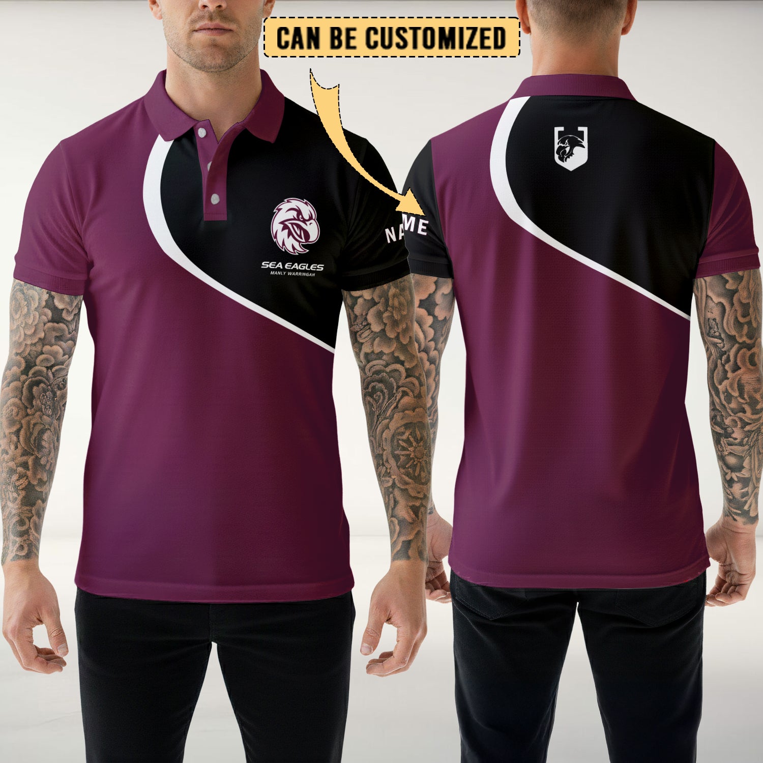 MAN Personalized Custom Polo Shirt 6