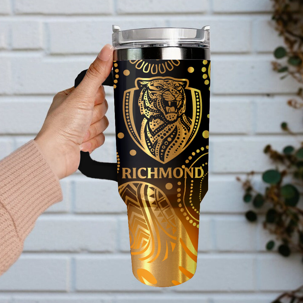 RIC Personalized Custom 40oz 30oz Stainless Steel Tumbler With Handle