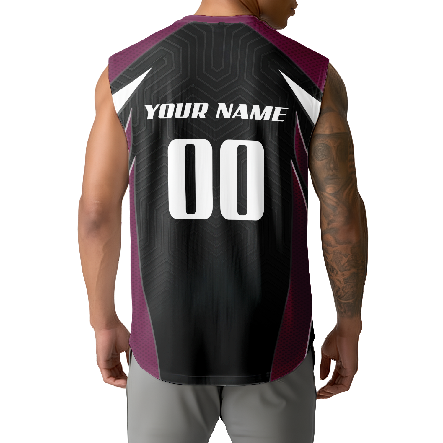 MAN Personalized Custom Tank Top 8