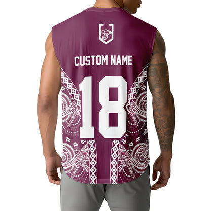 MAN Personalized Custom Tank Top 13