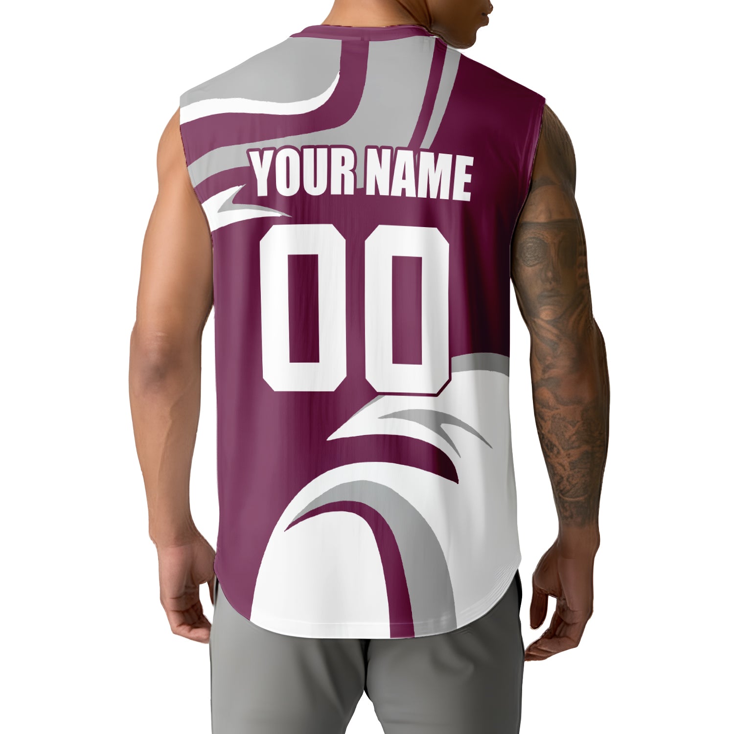 MAN Personalized Custom Tank Top 14