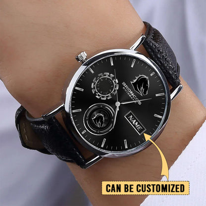 BRI Personalized Custom Stitched Leather Watch 2