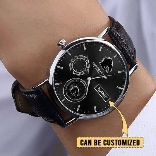 BRI Personalized Custom Stitched Leather Watch 2
