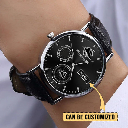 CRO Personalized Custom Stitched Leather Watch 2