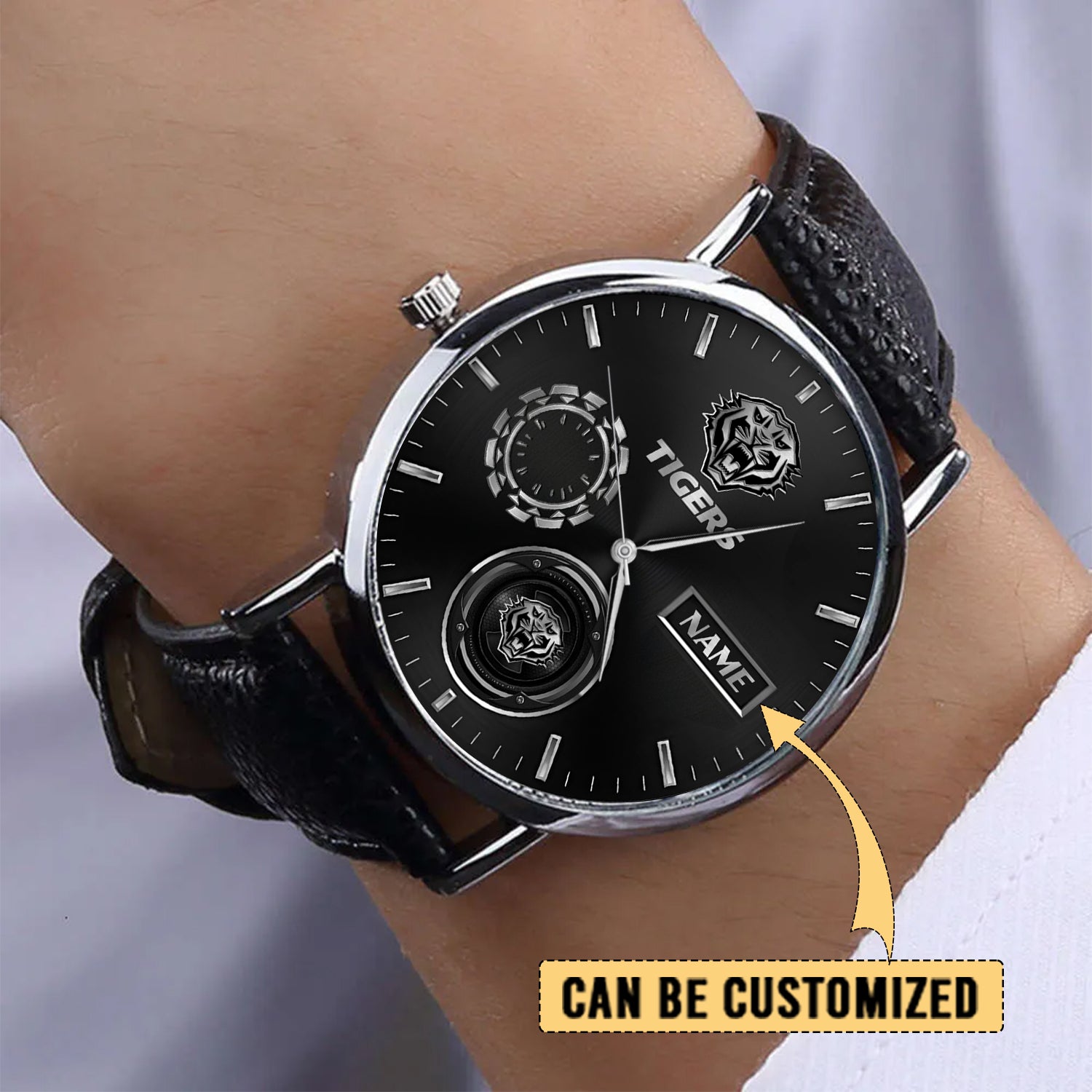 WST Personalized Custom Stitched Leather Watch 2