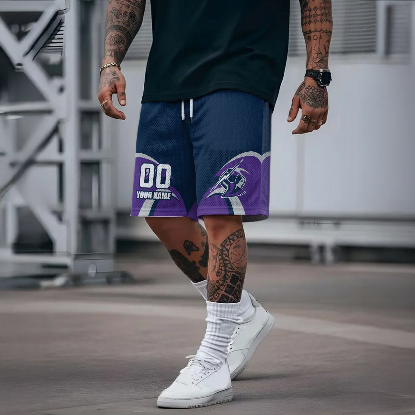 MEL Personalized Custom Short Pants 15