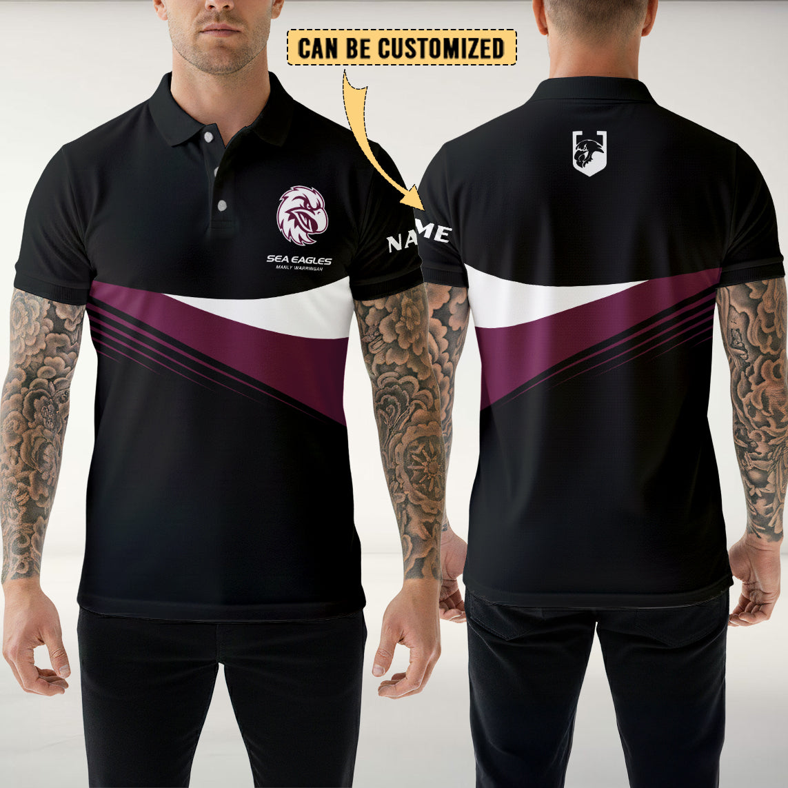 MAN Personalized Custom Polo Shirt 9