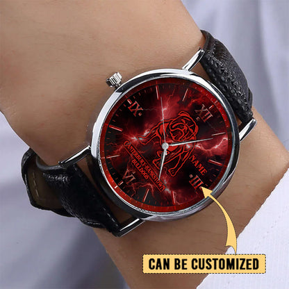 CBY Personalized Custom Stitched Leather Watch 3