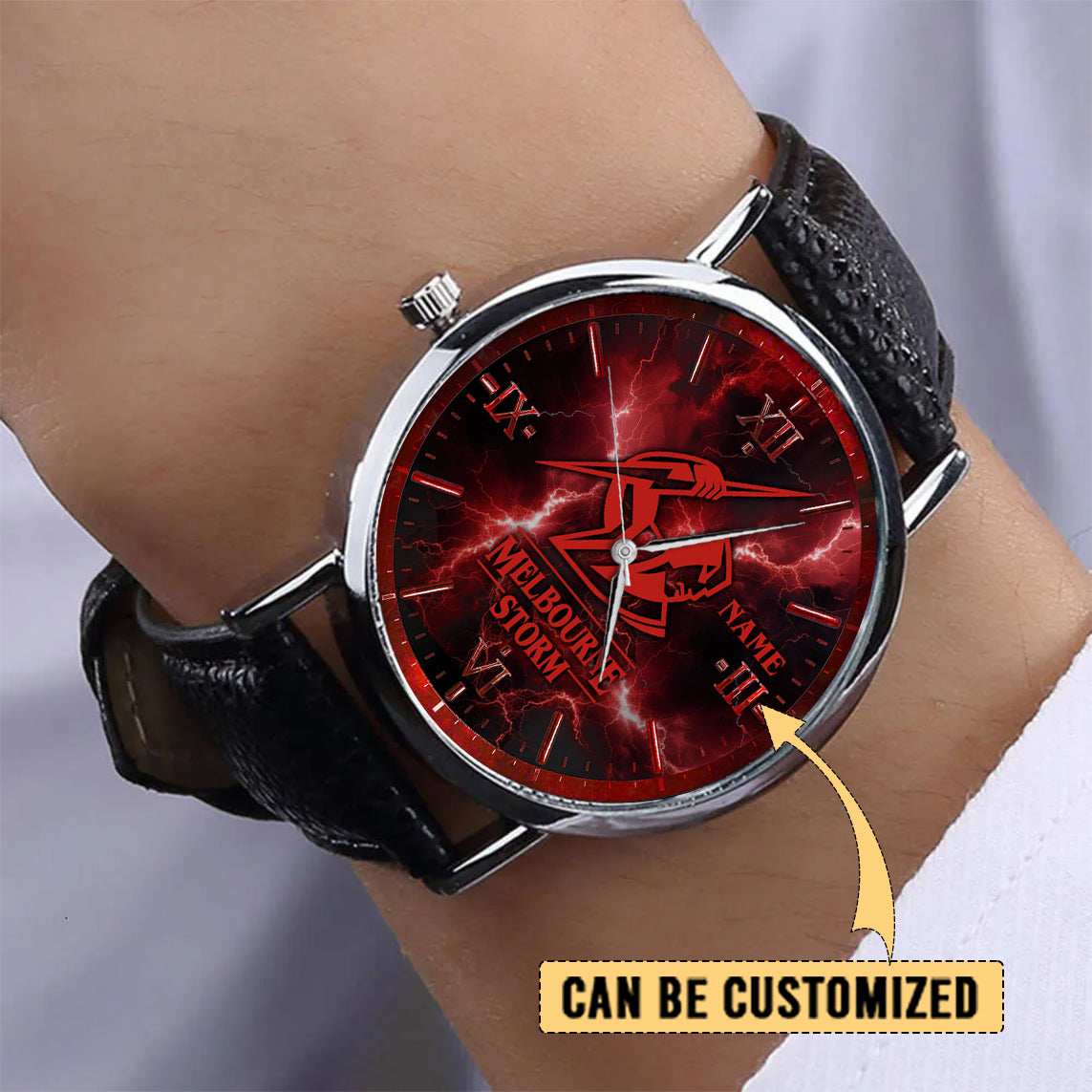 MEL Personalized Custom Stitched Leather Watch 3