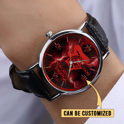 NEW Personalized Custom Stitched Leather Watch 3