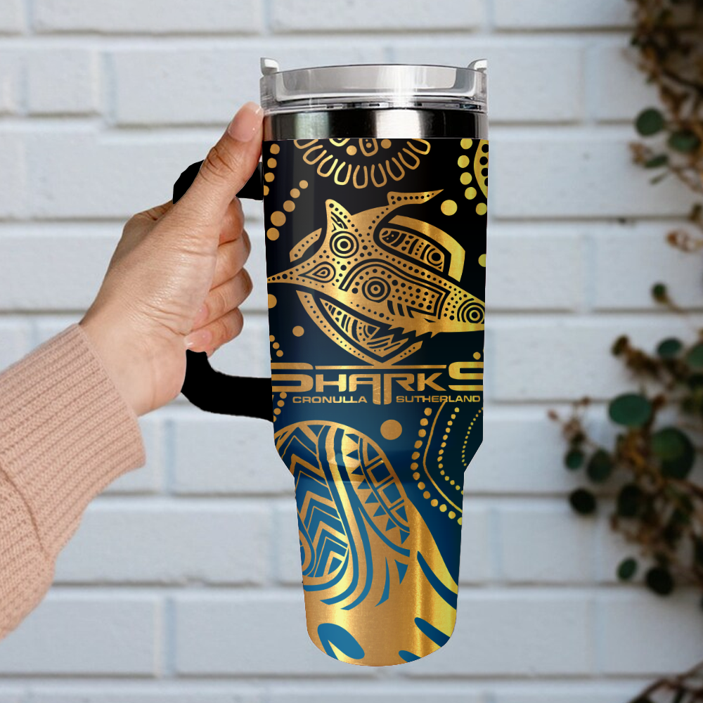 CRO Personalized Custom 40oz 30oz Stainless Steel Tumbler With Handle 3