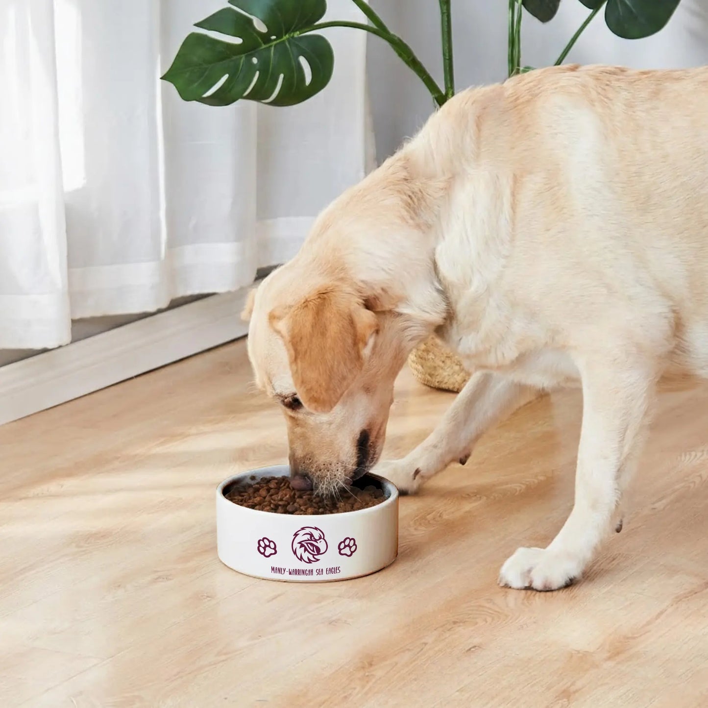 MAN Personalized Custom Ceramic Pet Bowl 1