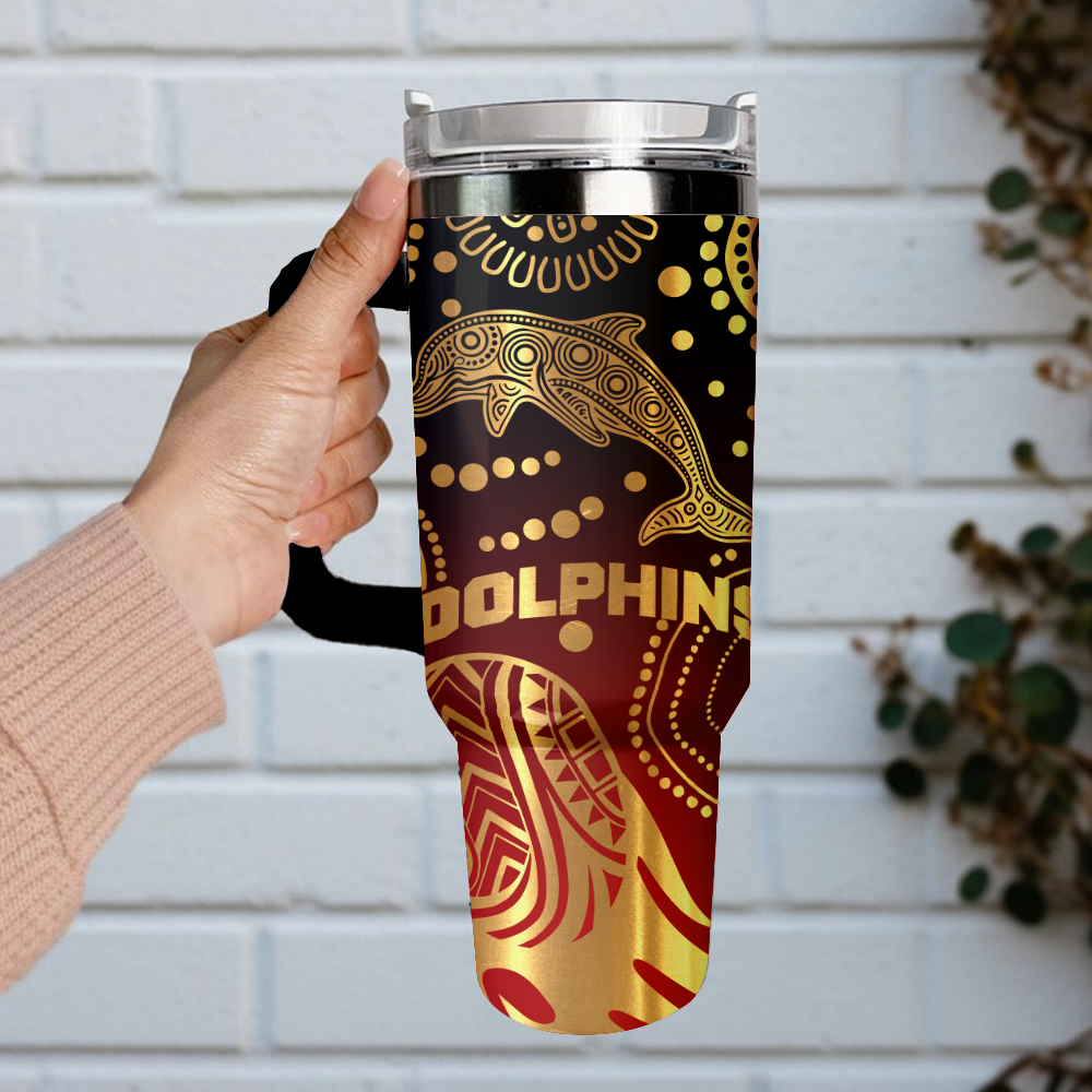 DOL Personalized Custom 40oz 30oz Stainless Steel Tumbler With Handle 3
