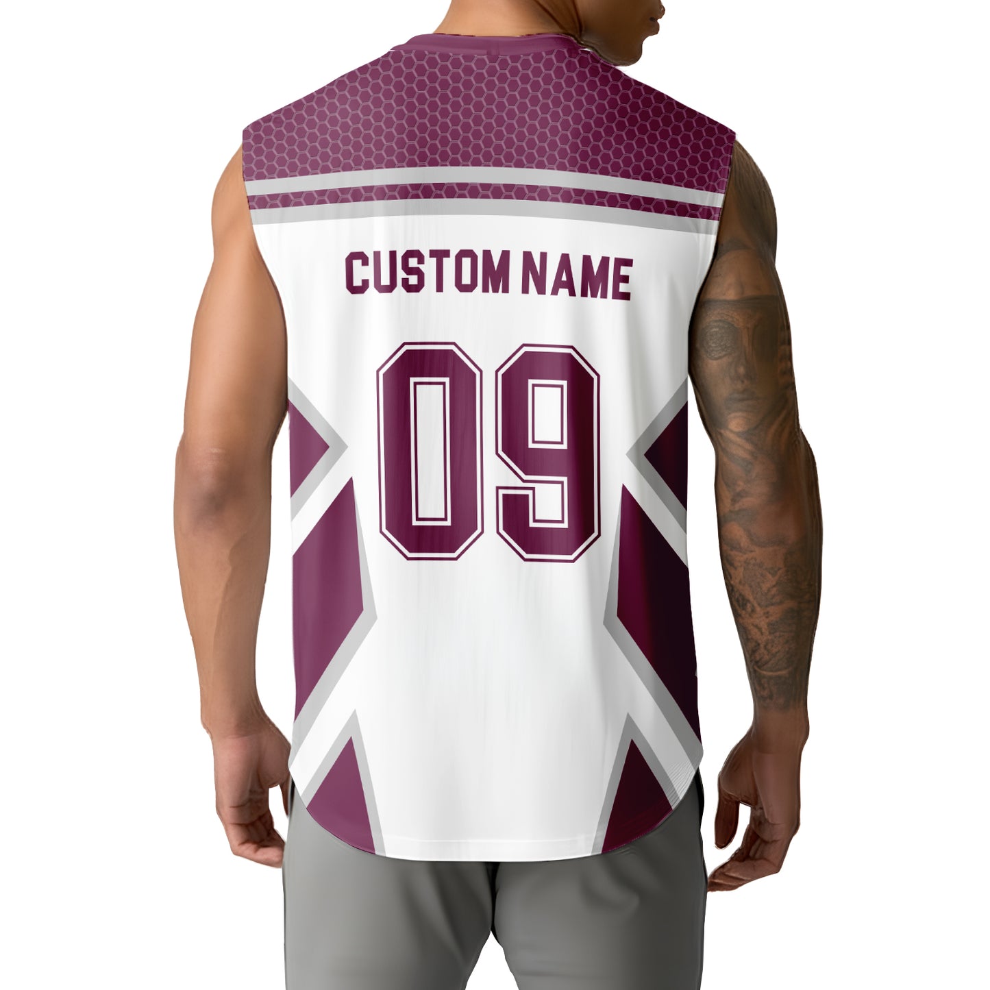 MAN Personalized Custom Tank Top 16