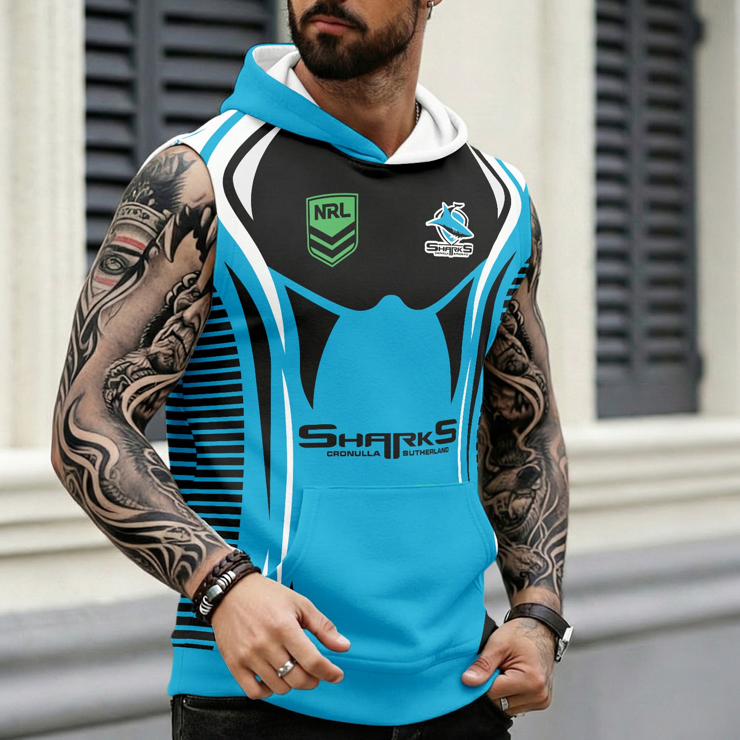 CRO Personalized Custom Hooded Tank Top