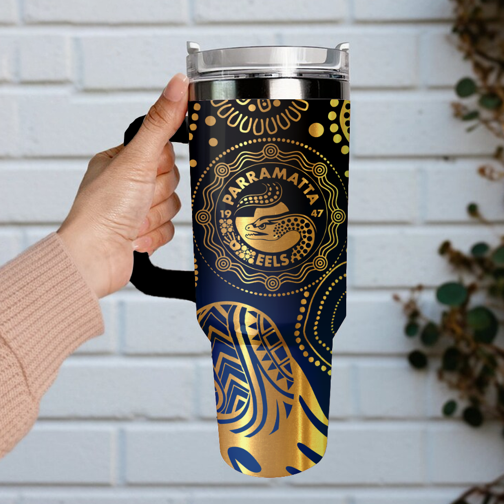 PAR Personalized Custom 40oz 30oz Stainless Steel Tumbler With Handle 3