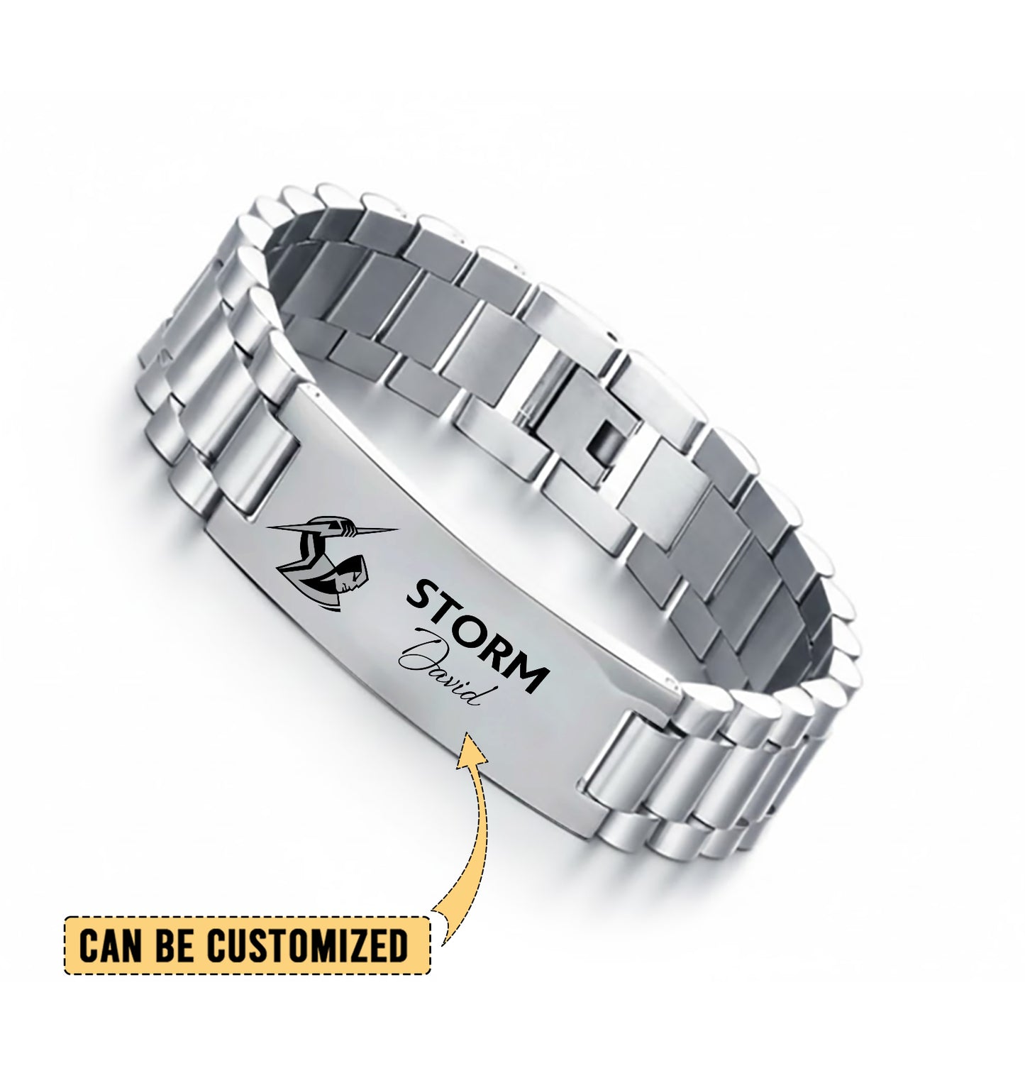MEL Personalized Custom Stainless Steel Bracelet