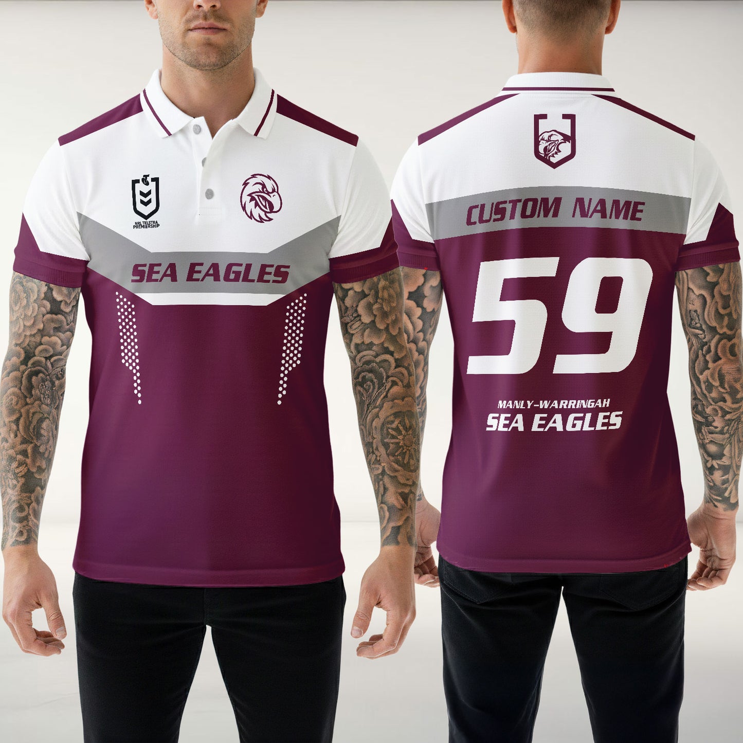 MAN Personalized Custom Polo Shirt