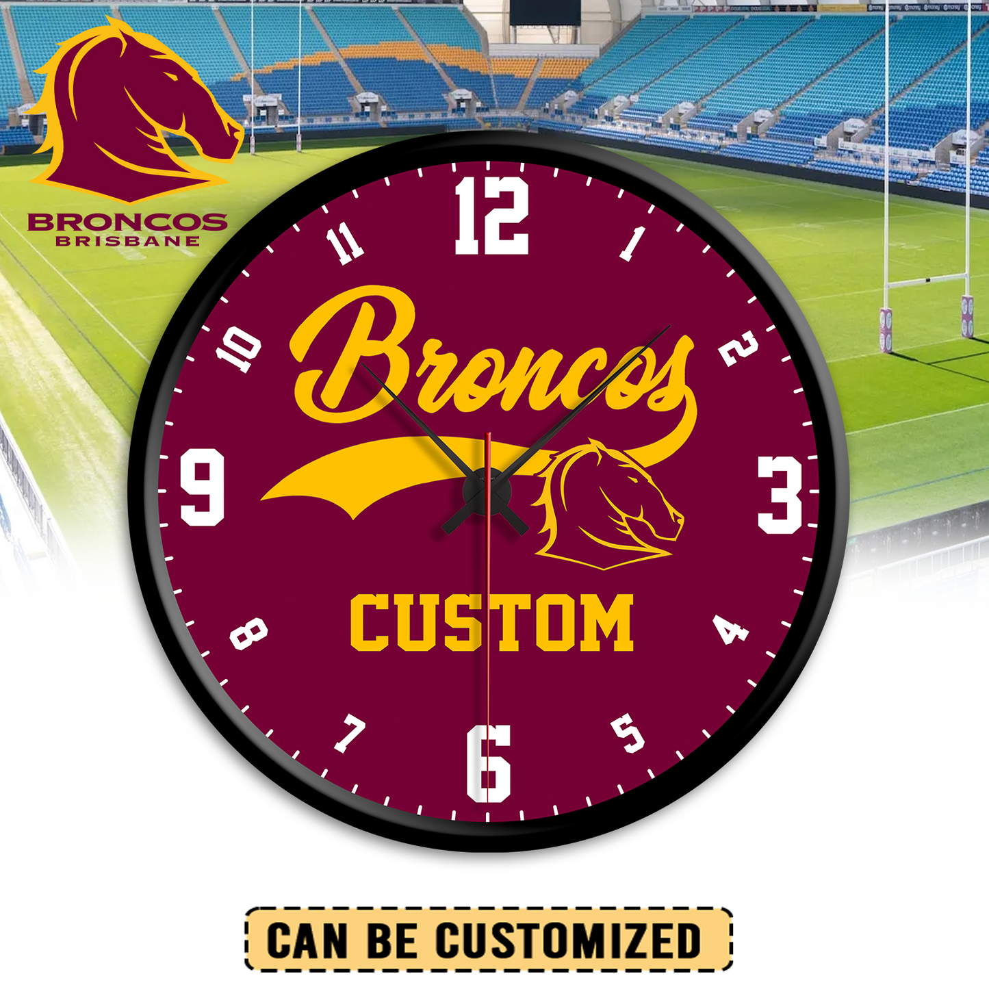 BRI Personalized Custom Wall Clock