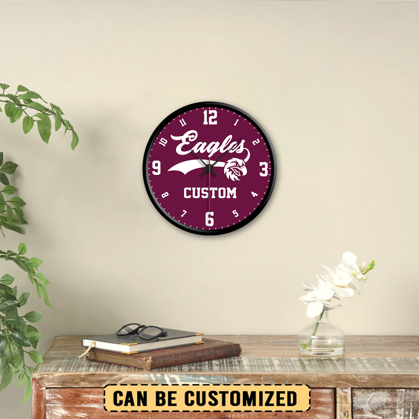 MAN Personalized Custom Wall Clock