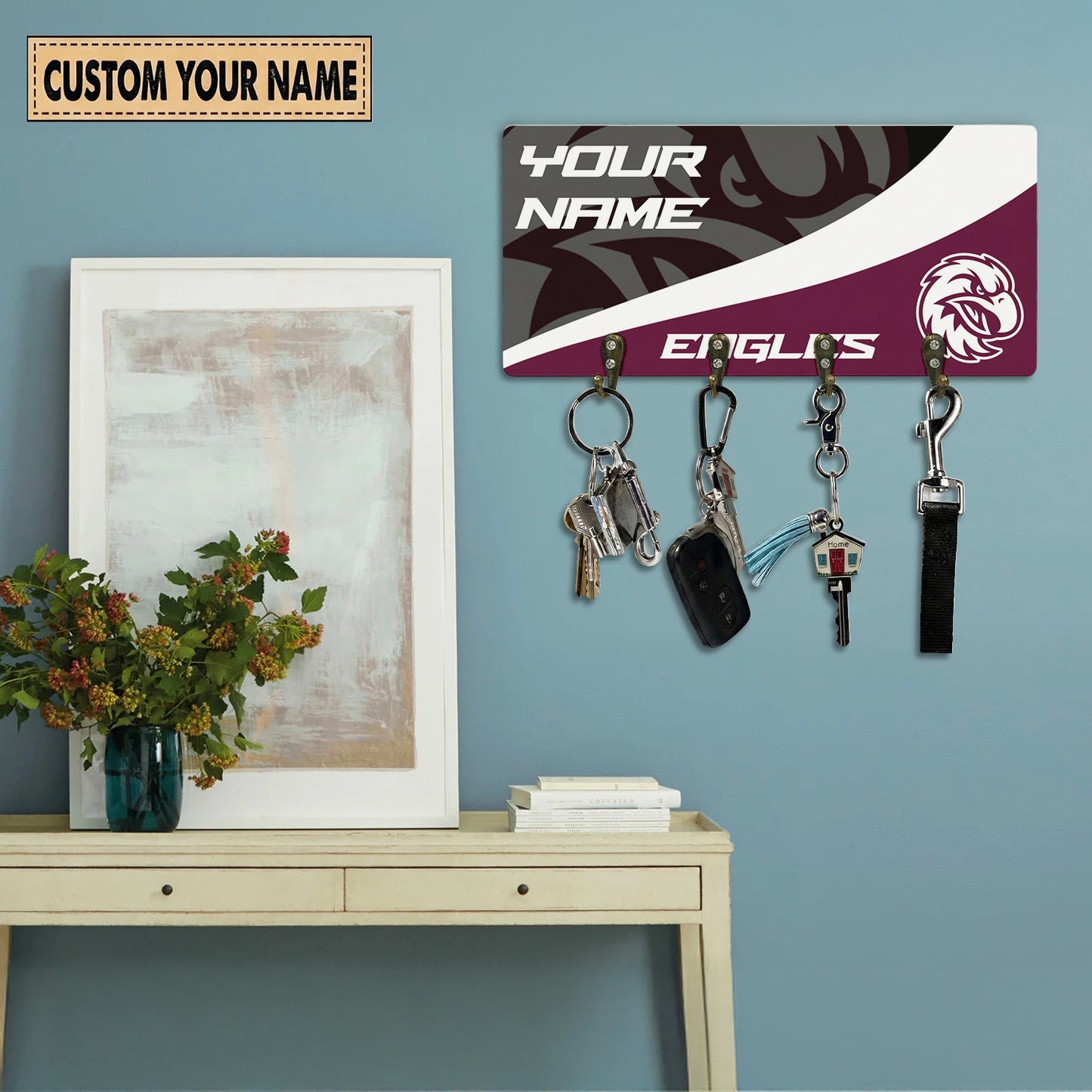 MAN Personalized Custom Key Holder 4
