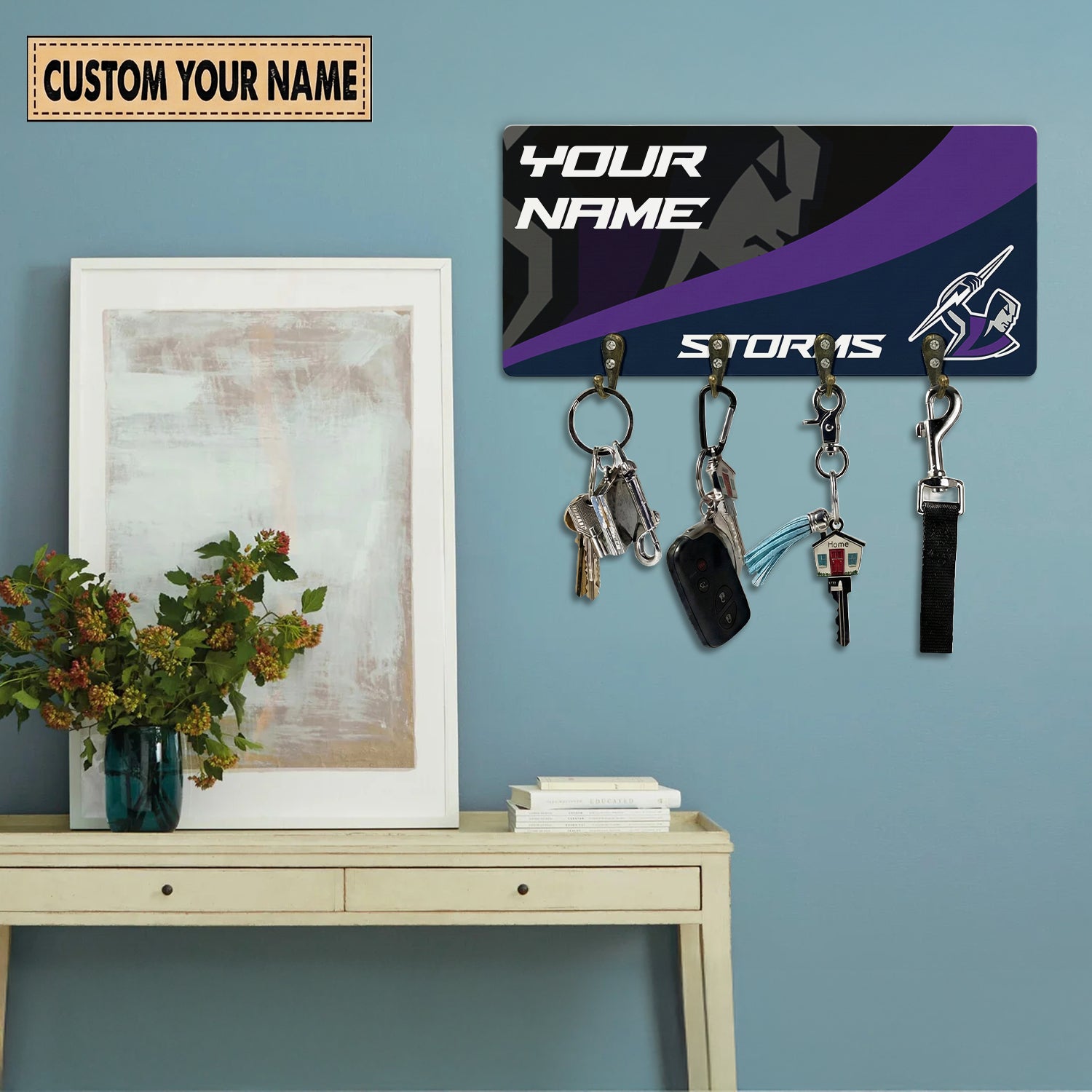MEL Personalized Custom Key Holder 4