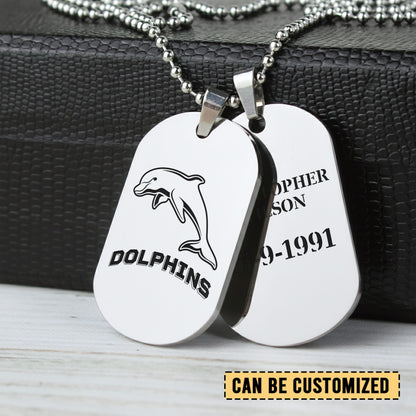 DOL Personalized Custom Necklace Dog Tag