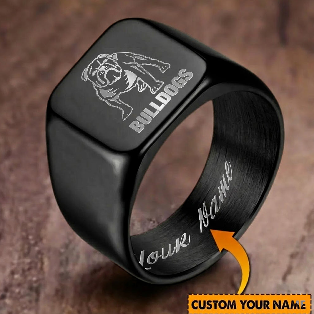 CBY Personalized Custom Stainless Steel Letters Engraved Ring