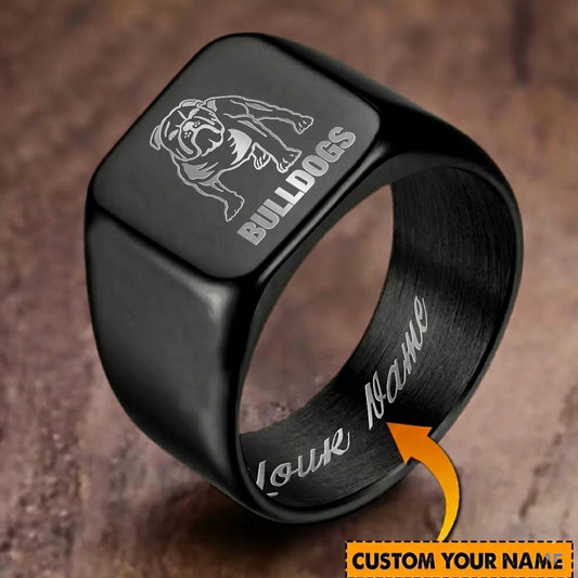 CBY Personalized Custom Stainless Steel Letters Engraved Ring