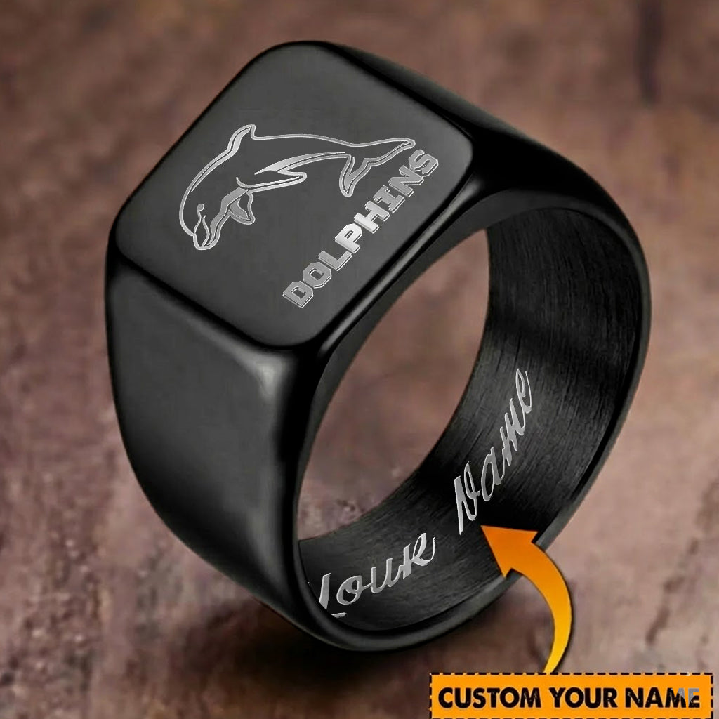 DOL Personalized Custom Stainless Steel Letters Engraved Ring