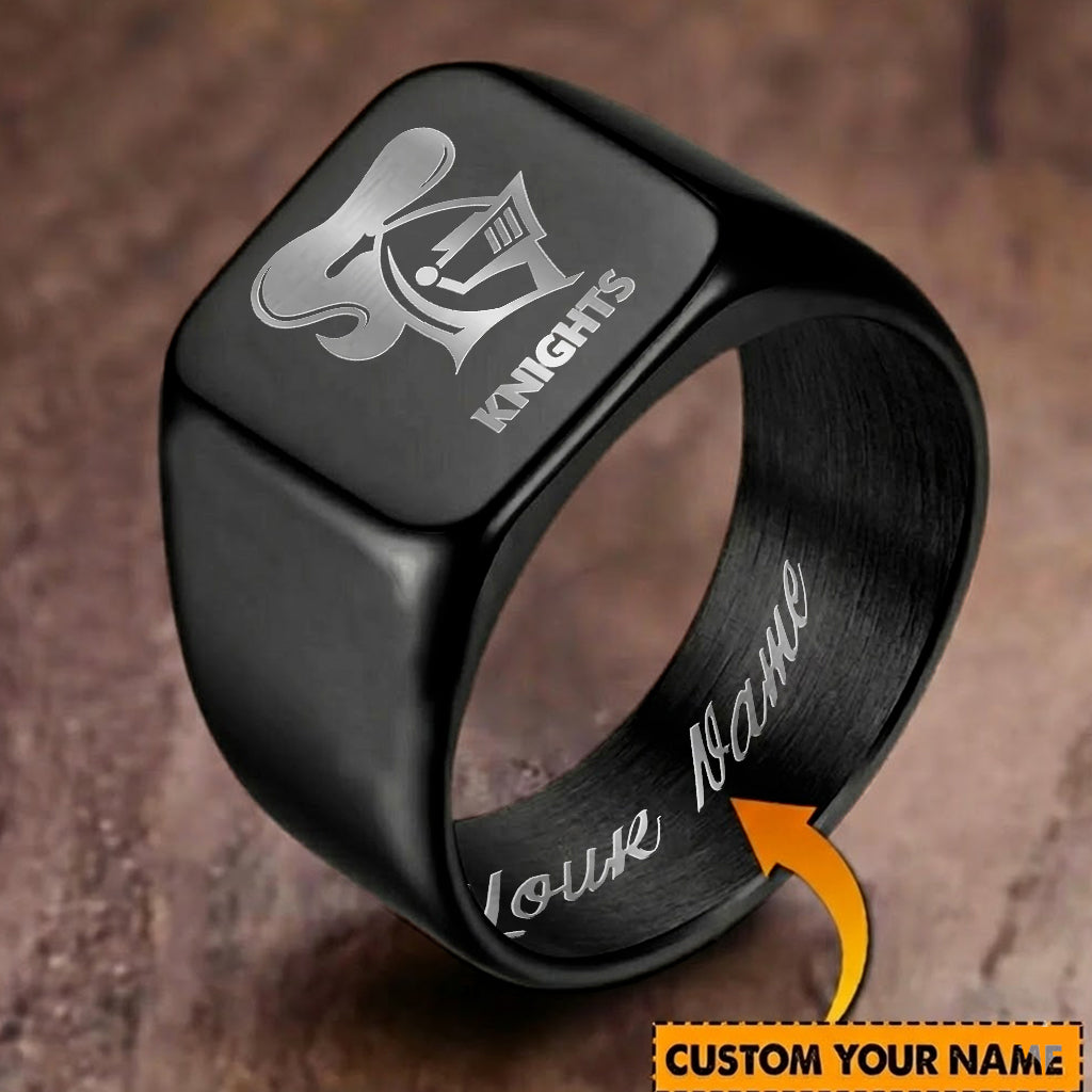 NEW Personalized Custom Stainless Steel Letters Engraved Ring