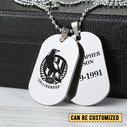 COL Personalized Custom Necklace Dog Tag