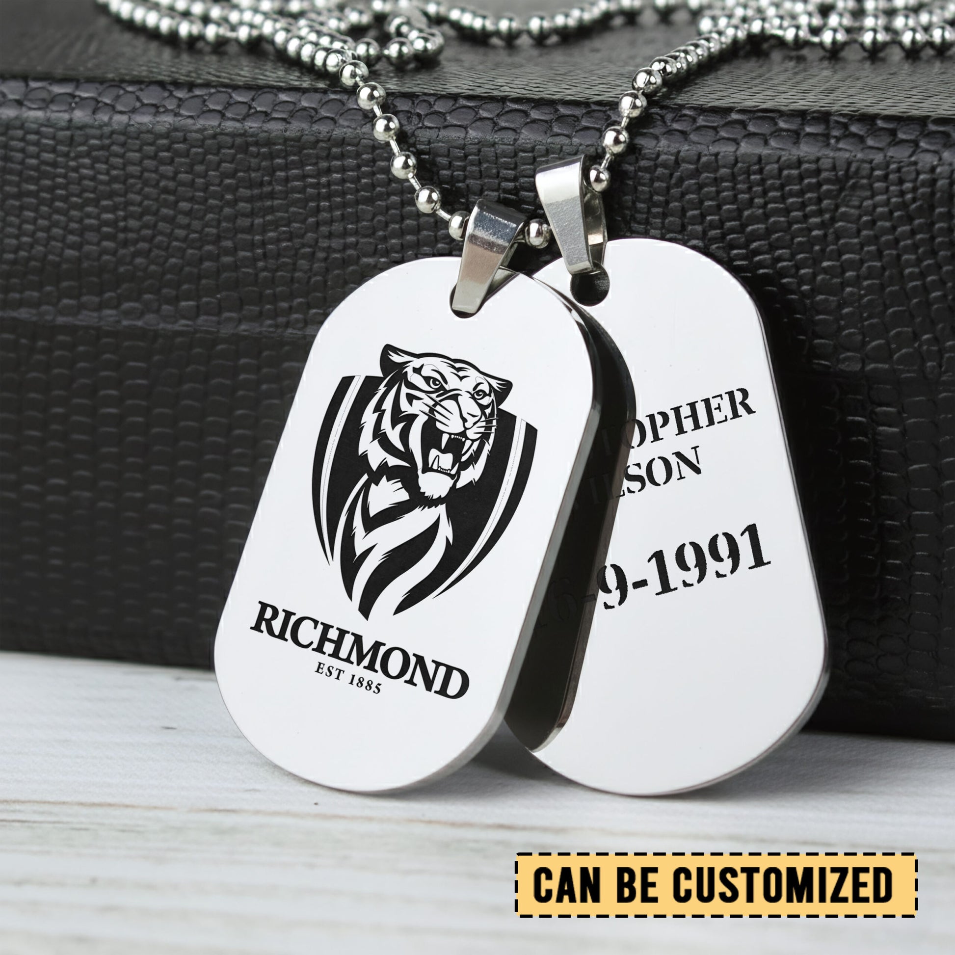 RIC Personalized Custom Necklace Dog Tag