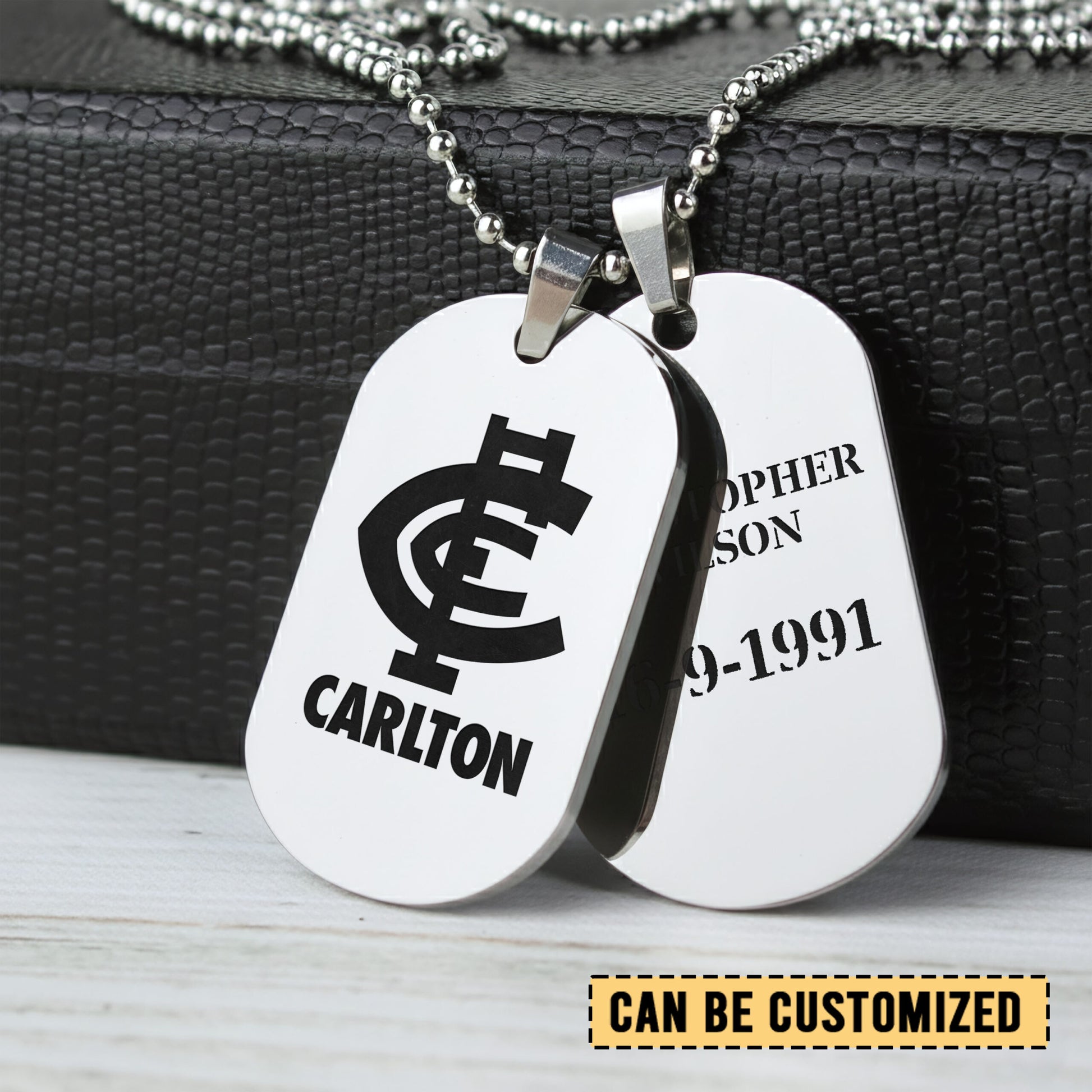 CAR Personalized Custom Necklace Dog Tag