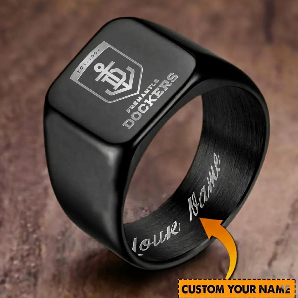 FRE Personalized Custom Stainless Steel Letters Engraved Ring