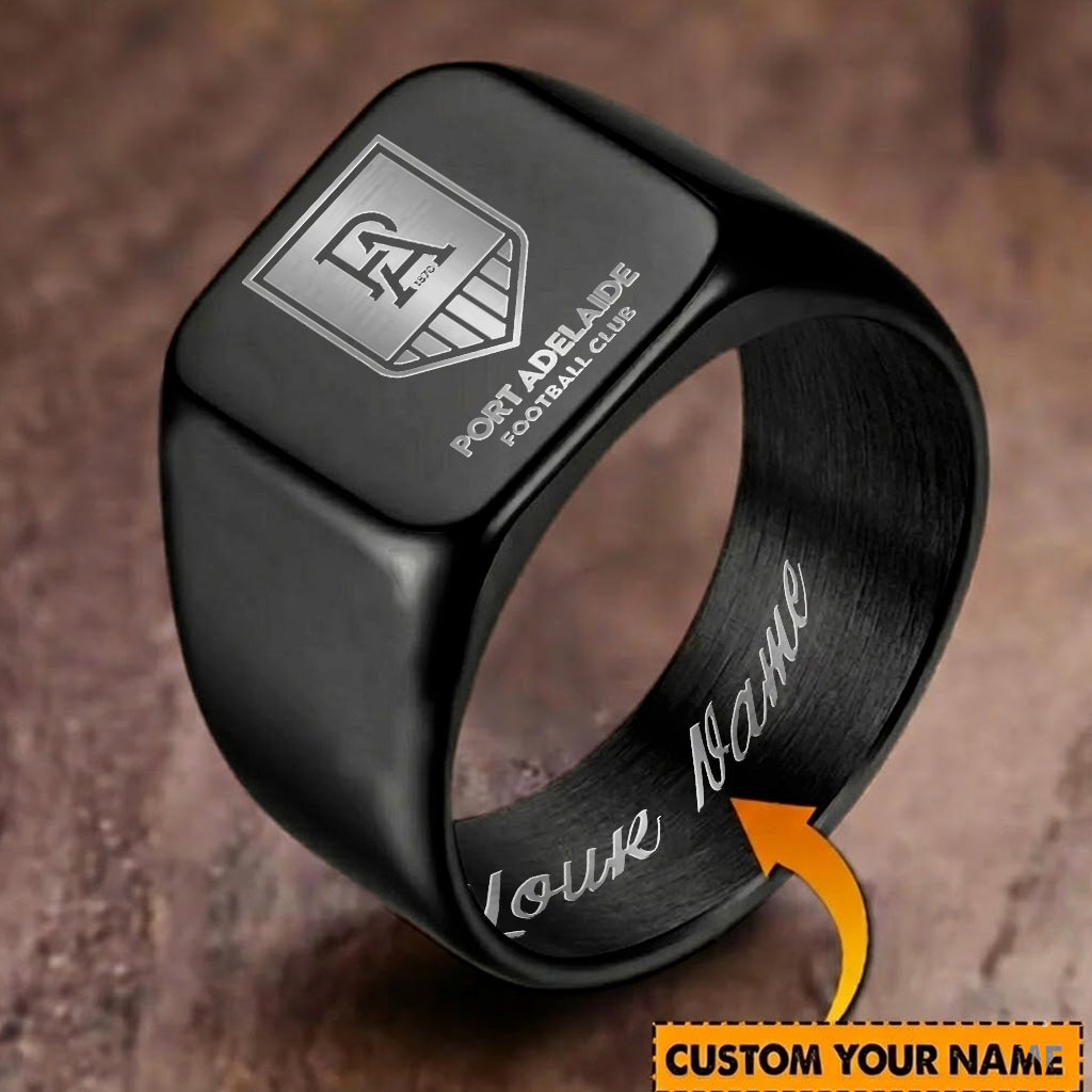 PTA Personalized Custom Stainless Steel Letters Engraved Ring