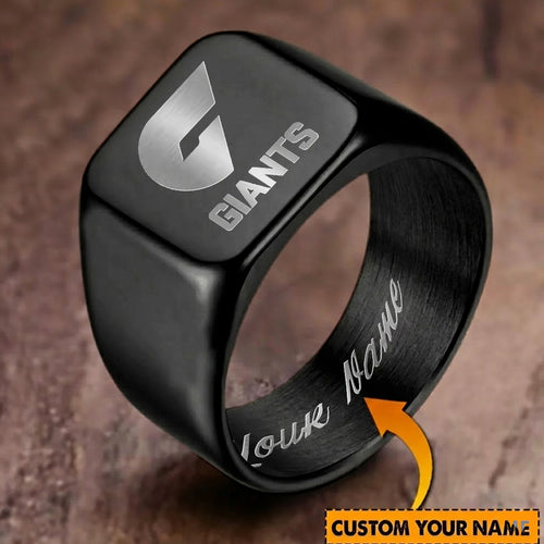 GWS Personalized Custom Stainless Steel Letters Engraved Ring