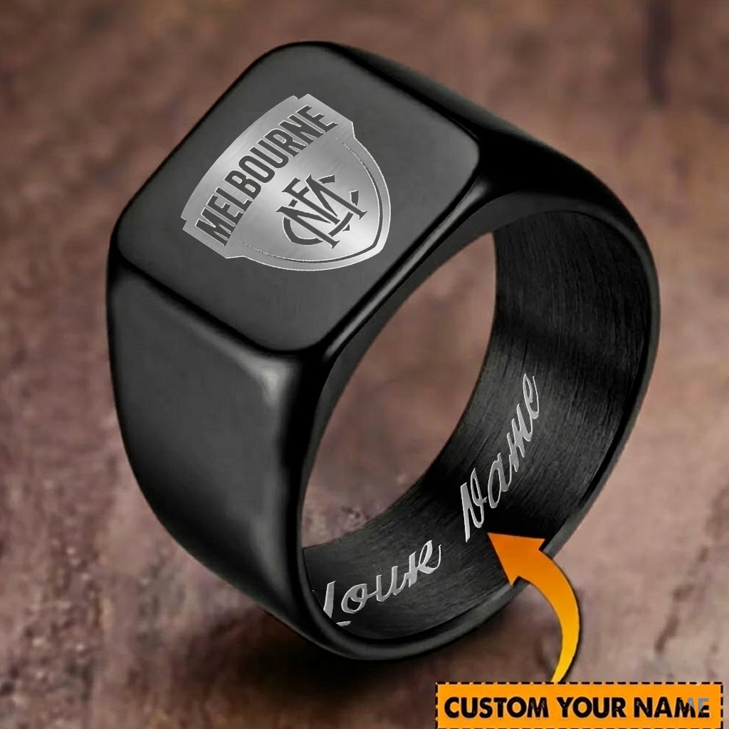 MD Personalized Custom Stainless Steel Letters Engraved Ring