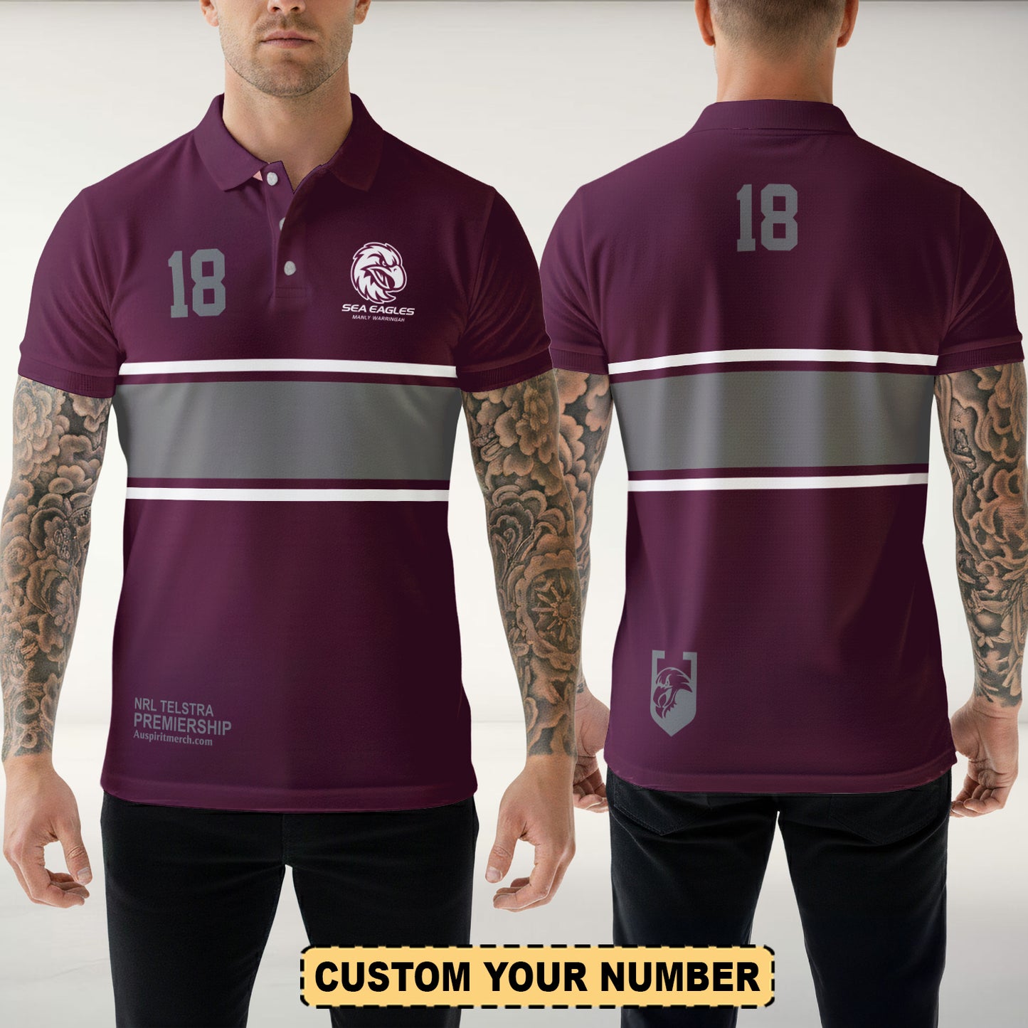 MAN Personalized Custom Polo Shirt 12