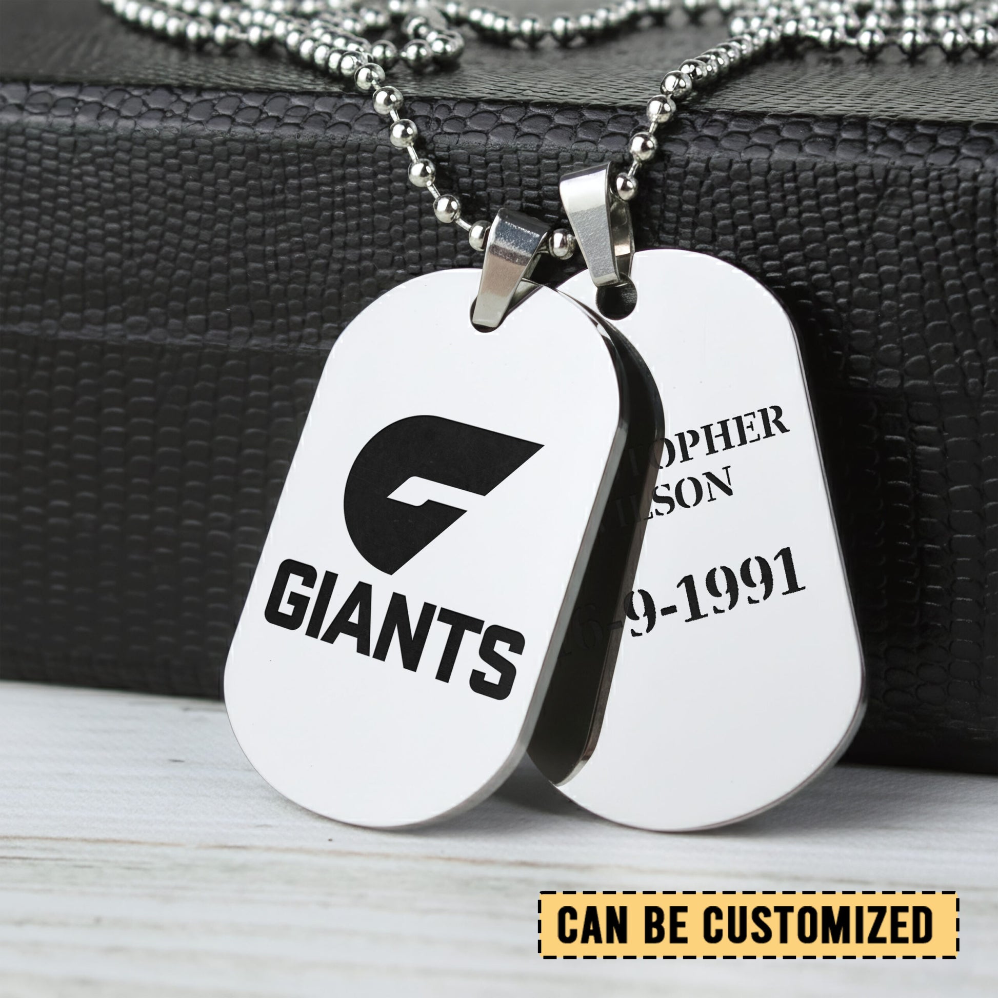 GWS Personalized Custom Necklace Dog Tag