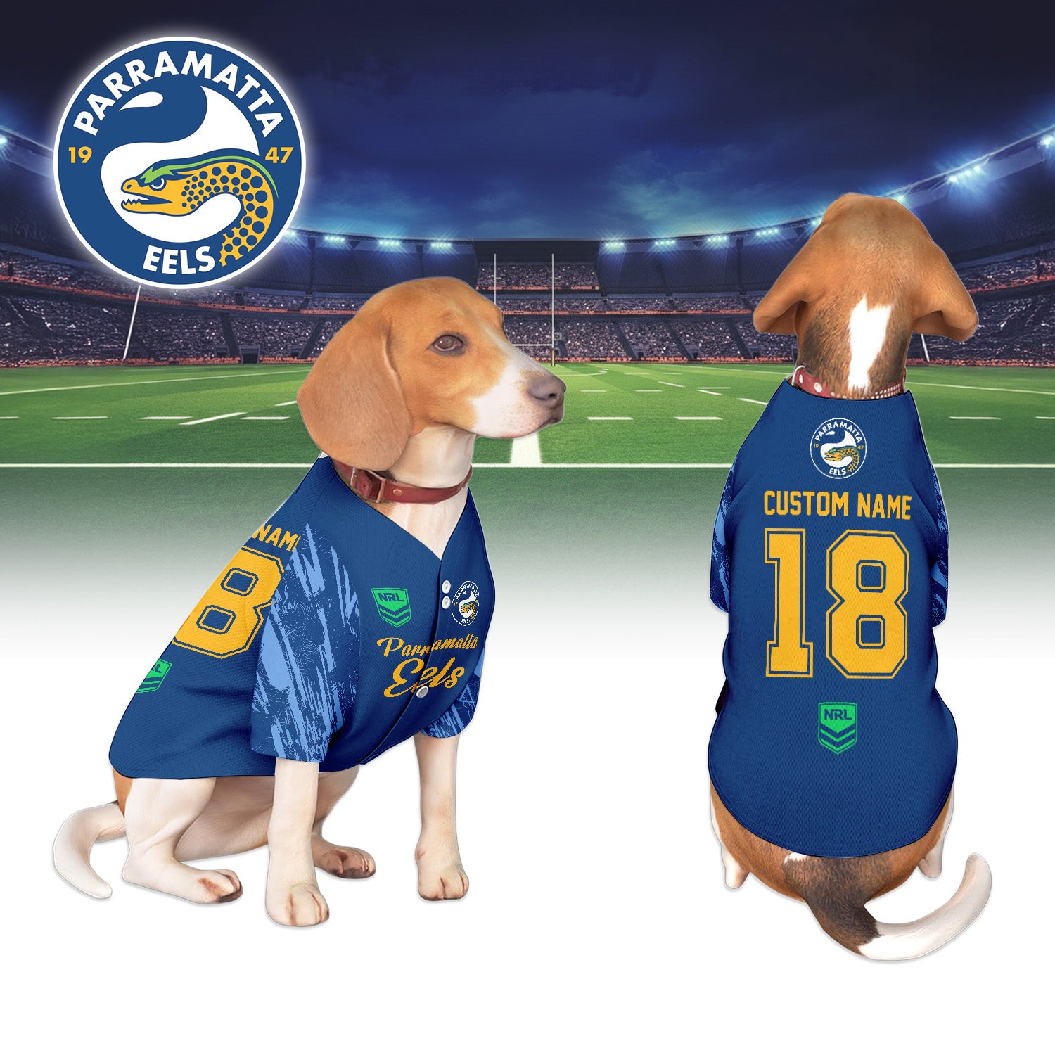 PAR Personalized Custom Pet Baseball Jersey 5